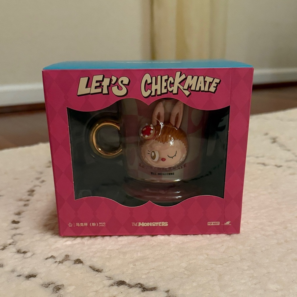 The Monsters Labubu Let’s Checkmate Mug
